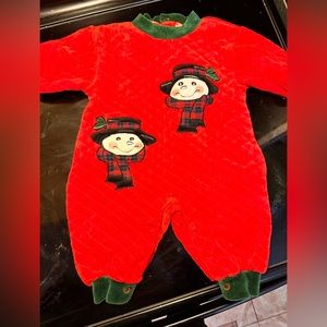 Vintage baby warm outfit winter
